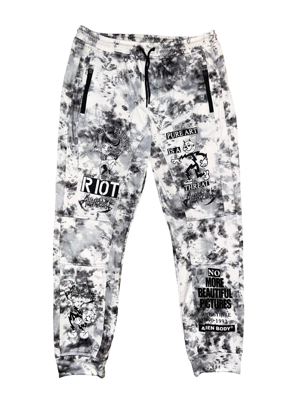 Art Strike "Dirty Snow Camo" Fleece Joggers