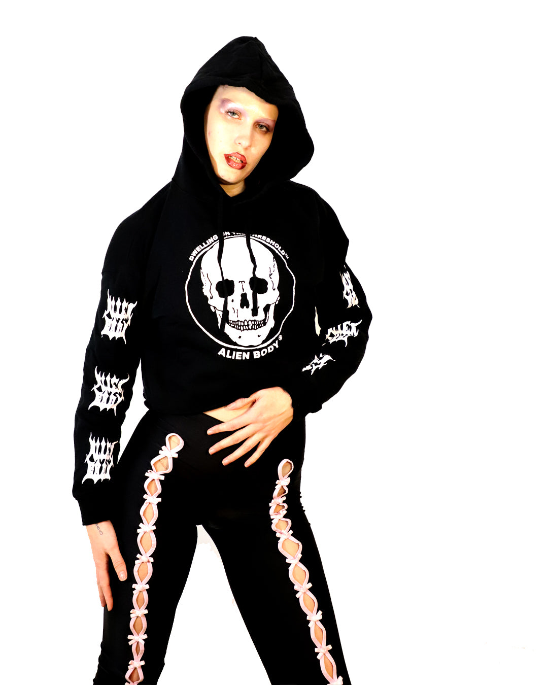 Crop-Dweller Crop Top Hoodie