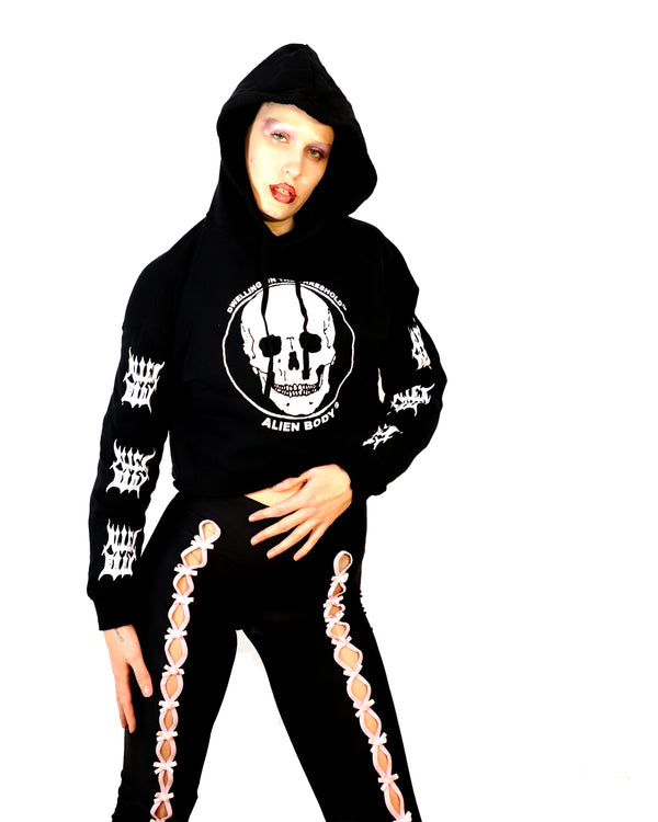 Crop-Dweller Crop Top Hoodie