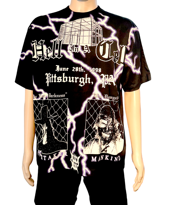 Hell In A Cell t shirt (restocked!)