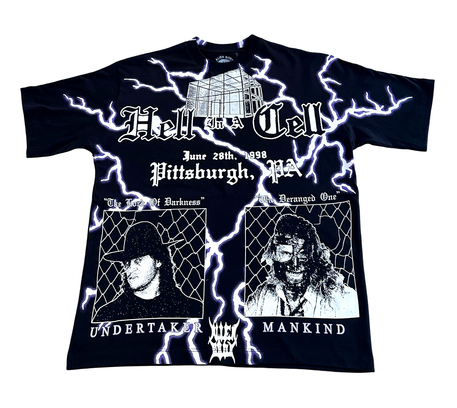 Hell In A Cell t shirt (restocked!)