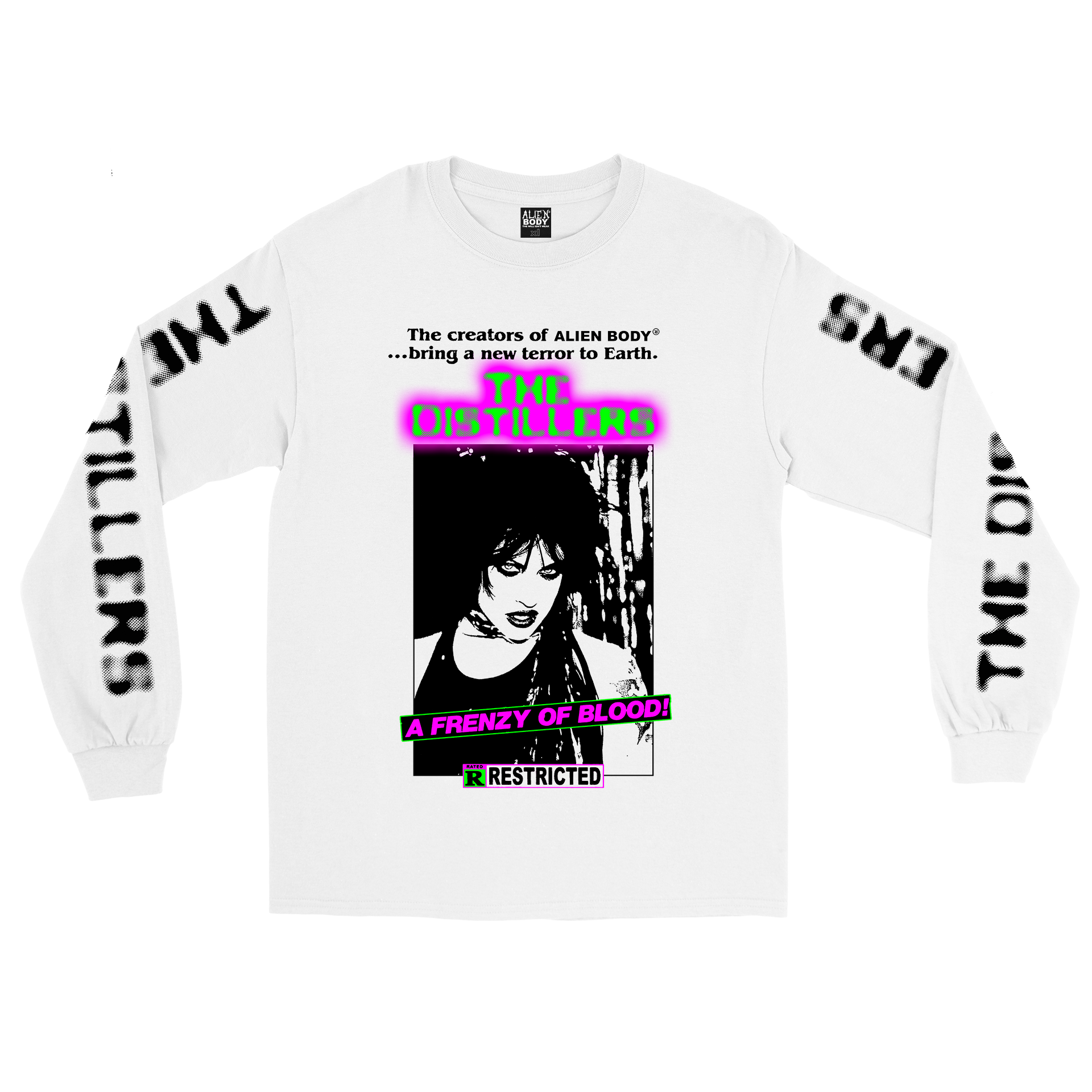 Restricted L/S Tee - White