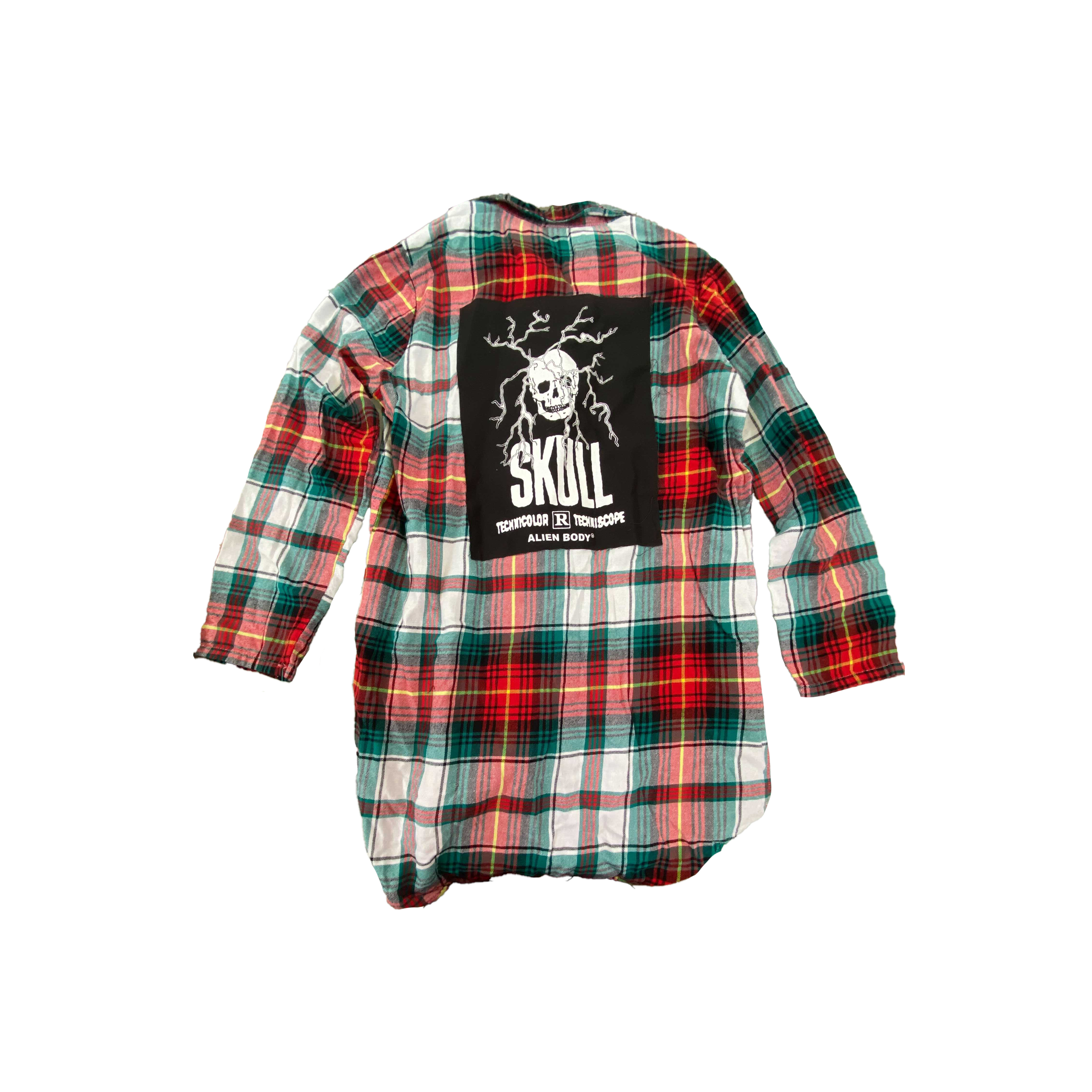 Upcycled Series - Flannel (Green/Red)