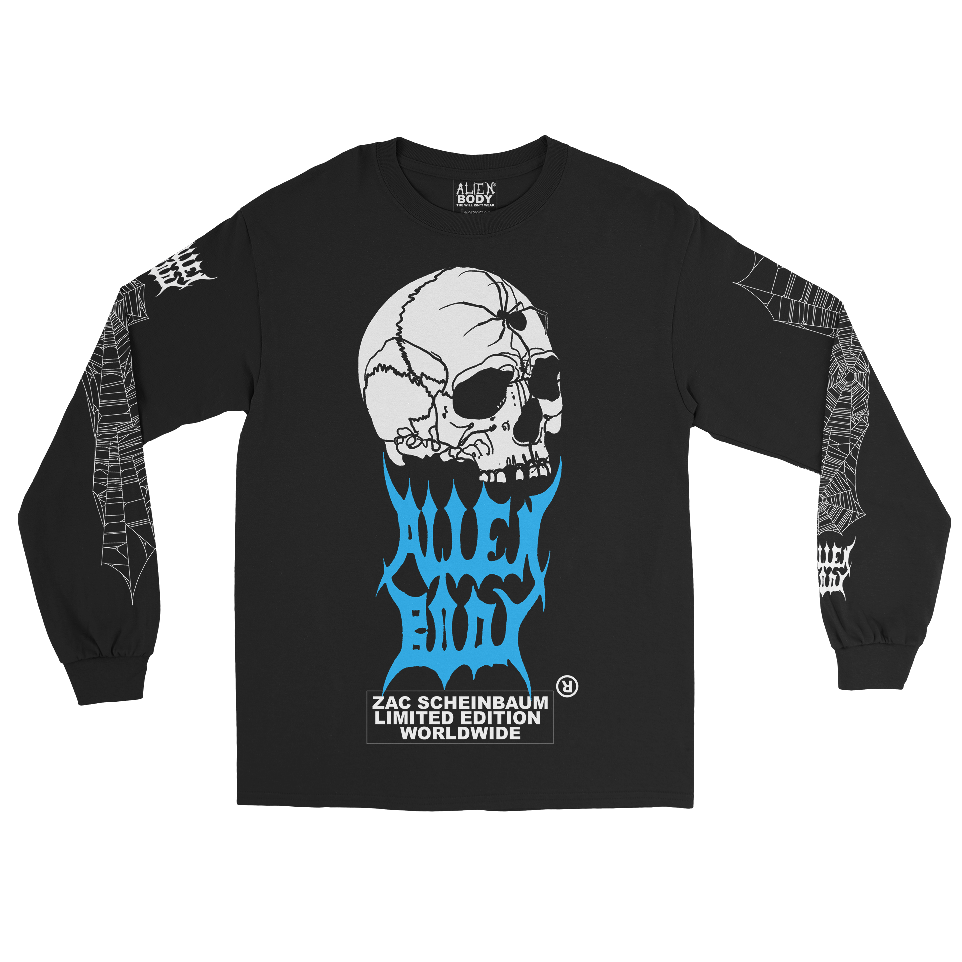 Zac Scheinbaum x Alien Body | SPIDER SKULL LONG SLEEVE