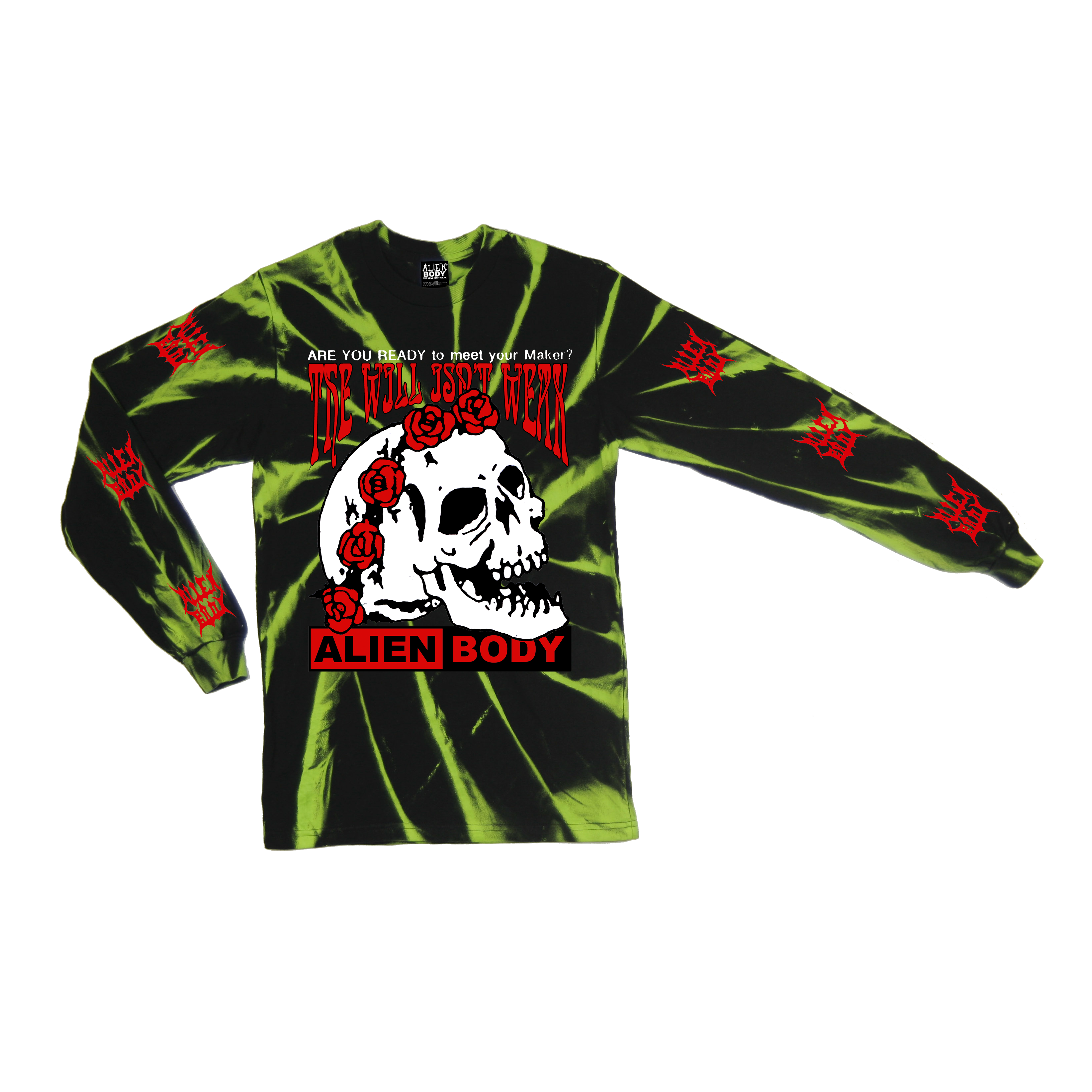 THE WILL ISN'T WEAK TIE DYE LONG SLEEVE