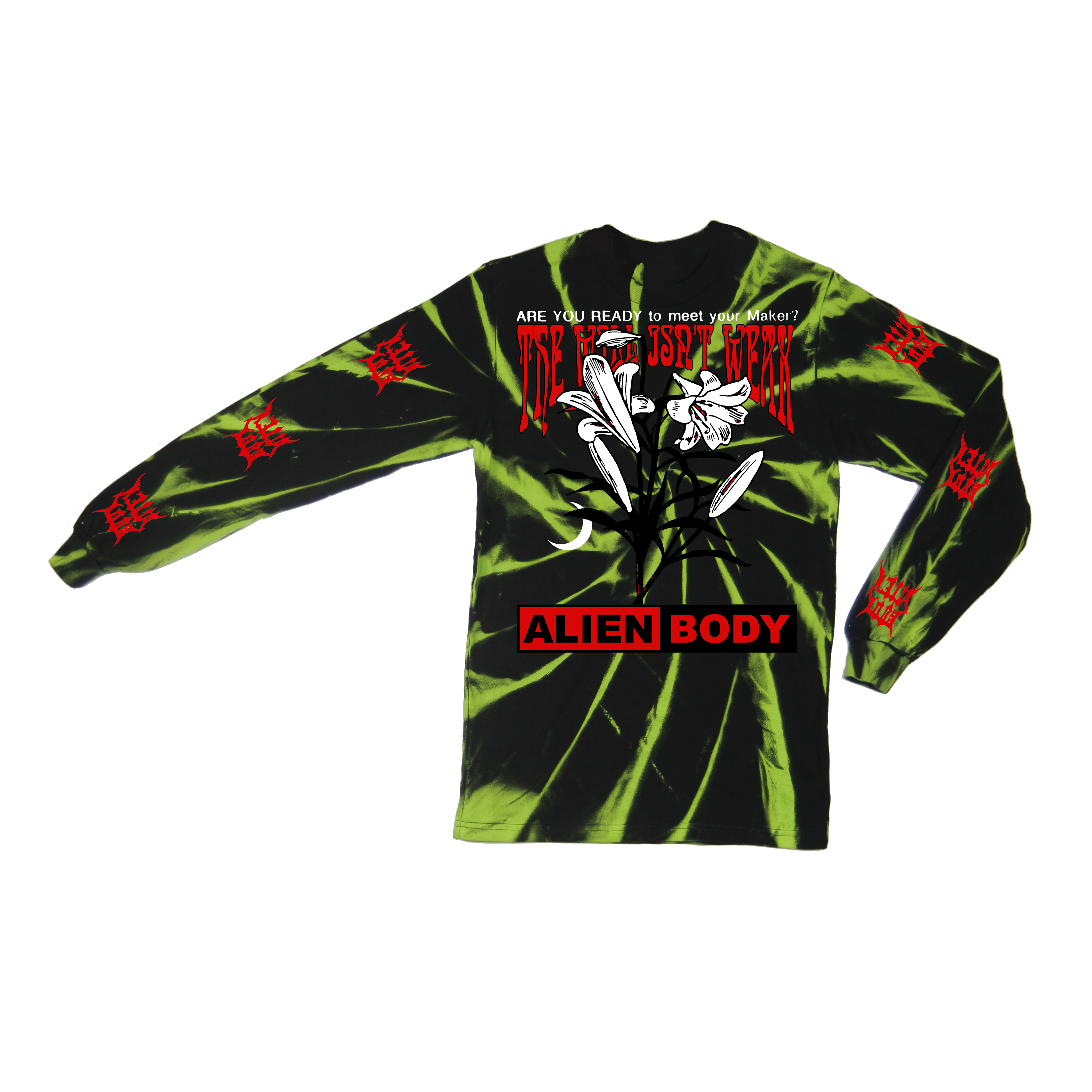 THE WILL ISN'T WEAK TIE DYE LONG SLEEVE