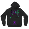 Alone Hoodie - Green and Purple