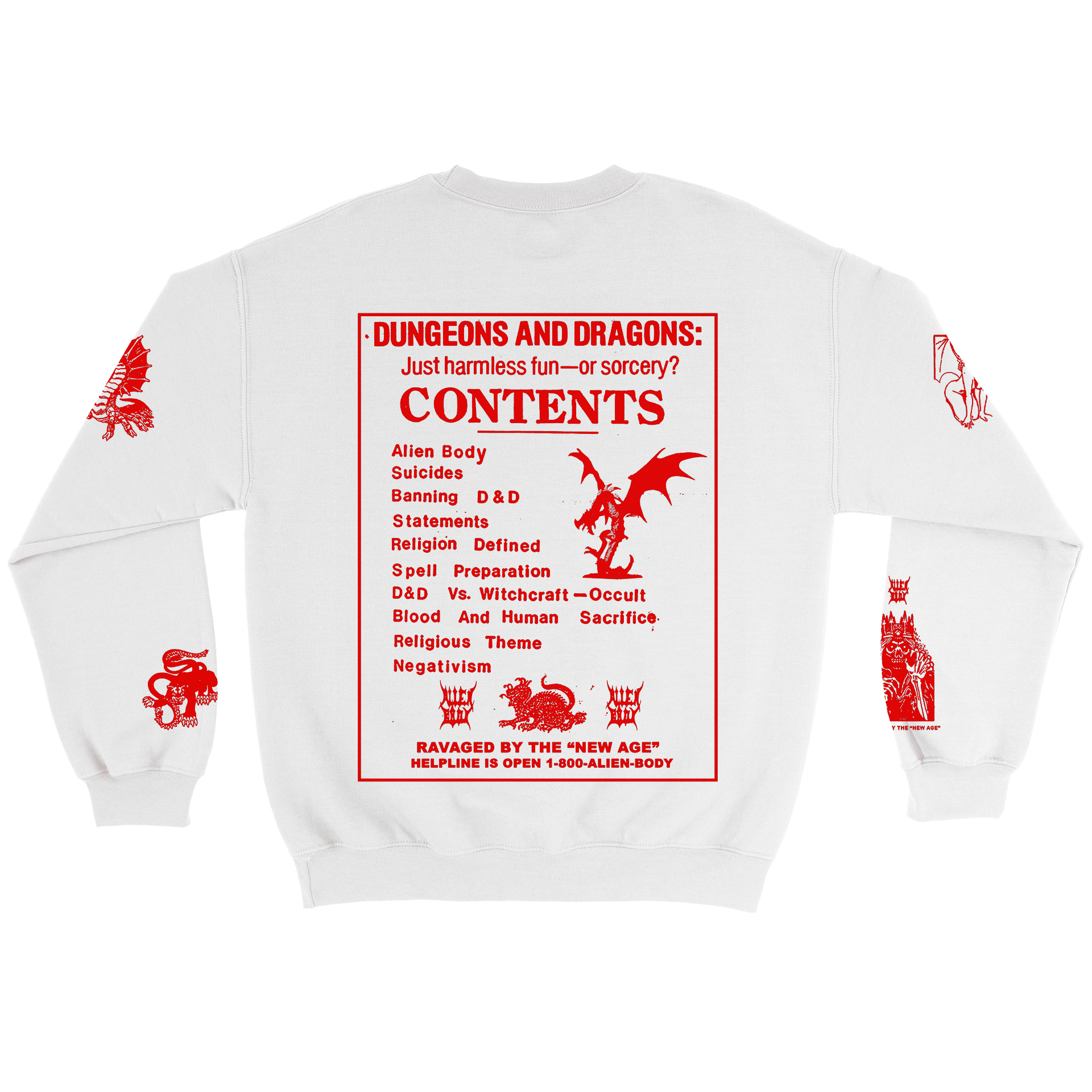 Dungeons and Dragons Crewneck Sweater