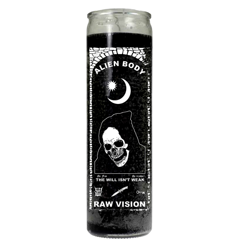 RAW VISION BLACK CANDLE
