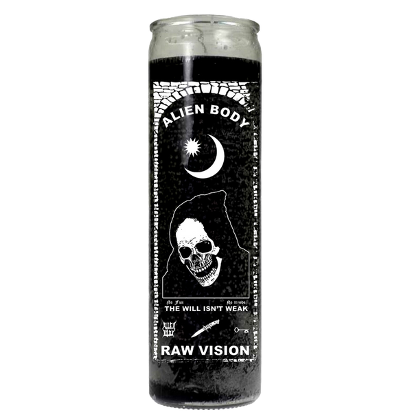 RAW VISION BLACK CANDLE