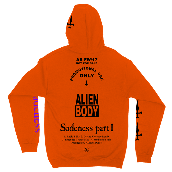 SADENESS HOODIE ORANGE