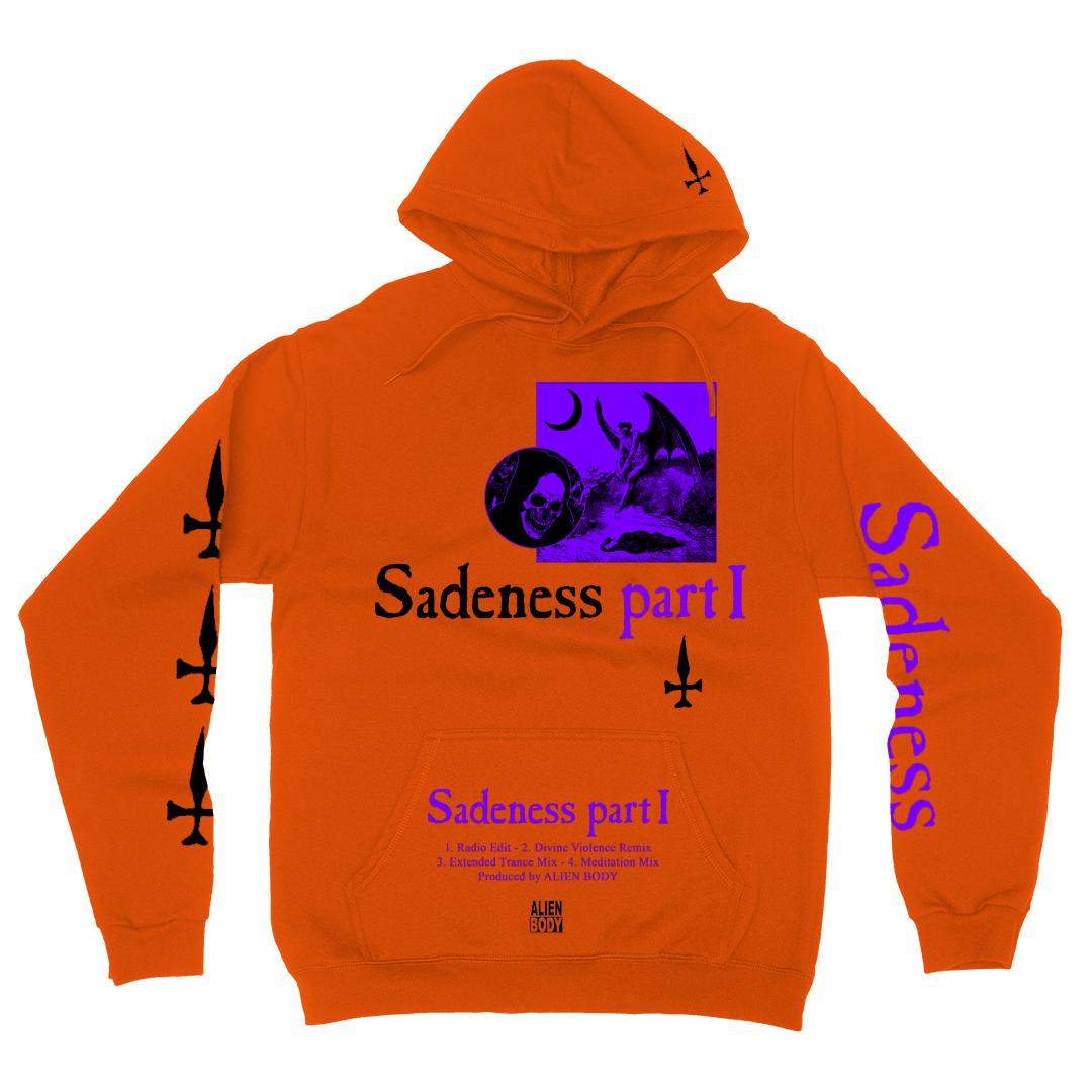 SADENESS HOODIE ORANGE