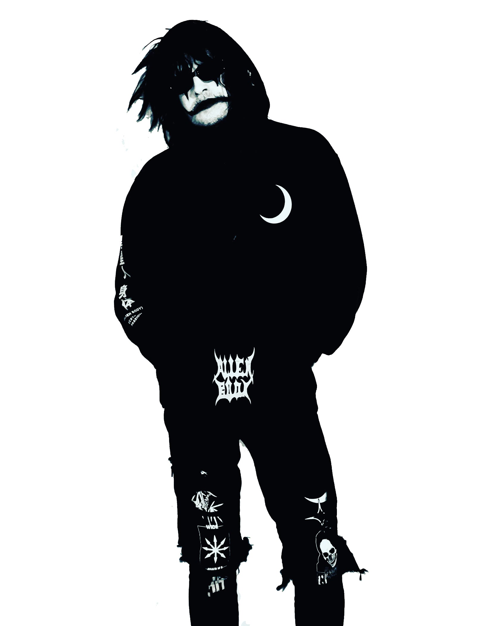RAW VISION HOODIE (MIDNIGHT BLACK)