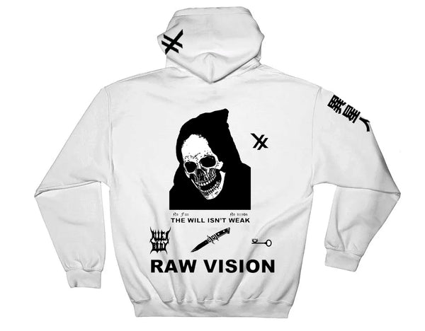RAW VISION HOODIE (SNOW WHITE)