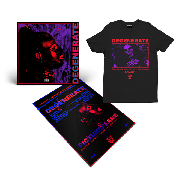 Degenerate Vinyl Bundle - Vinyl, Shirt and Poster