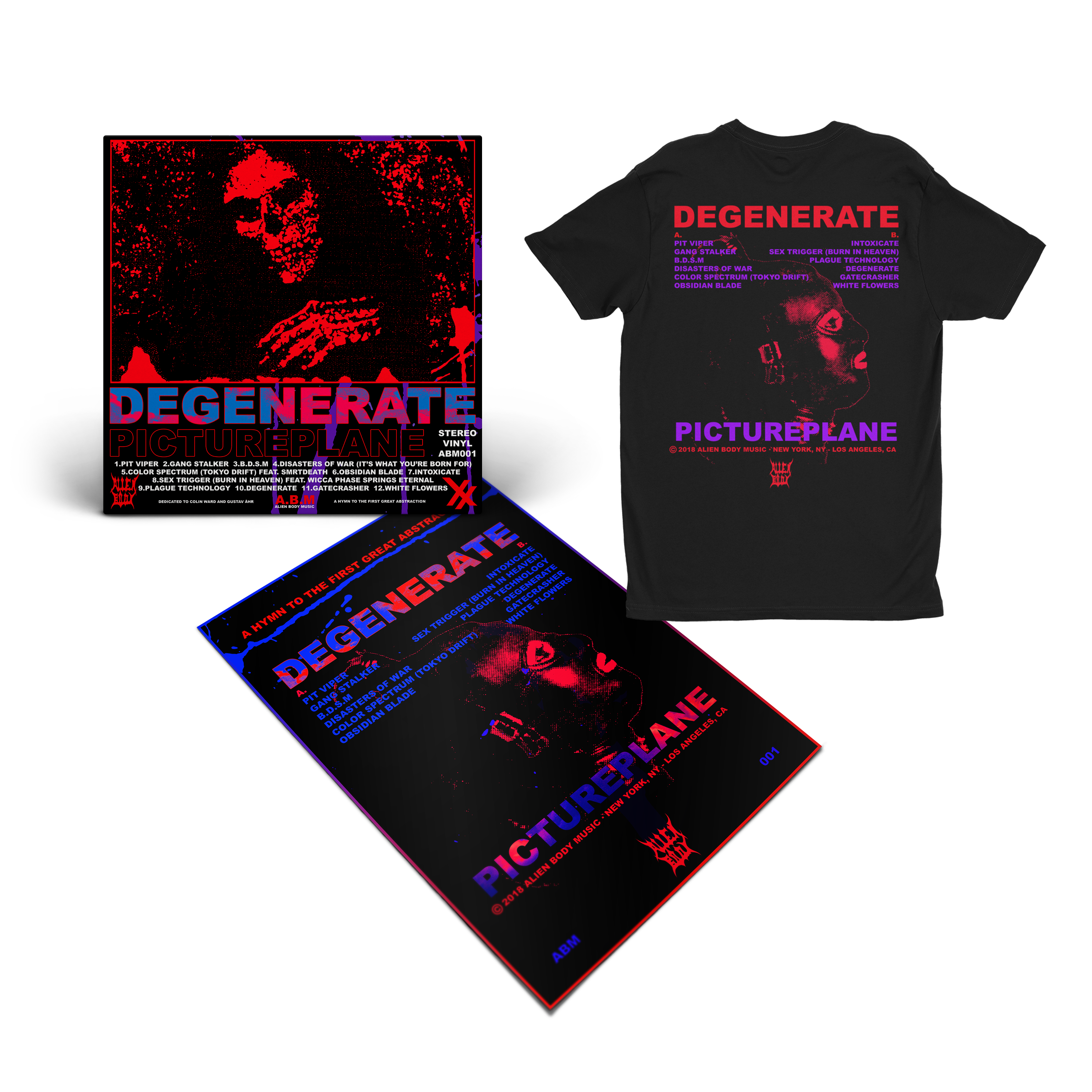 Degenerate Vinyl Bundle - Vinyl, Shirt and Poster