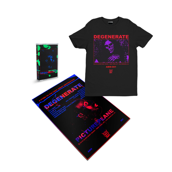 Degenerate Cassette Bundle - Cassette, Shirt and Poster