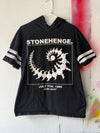 Crop Circle hooded t shirt.