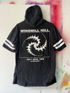 Crop Circle hooded t shirt.