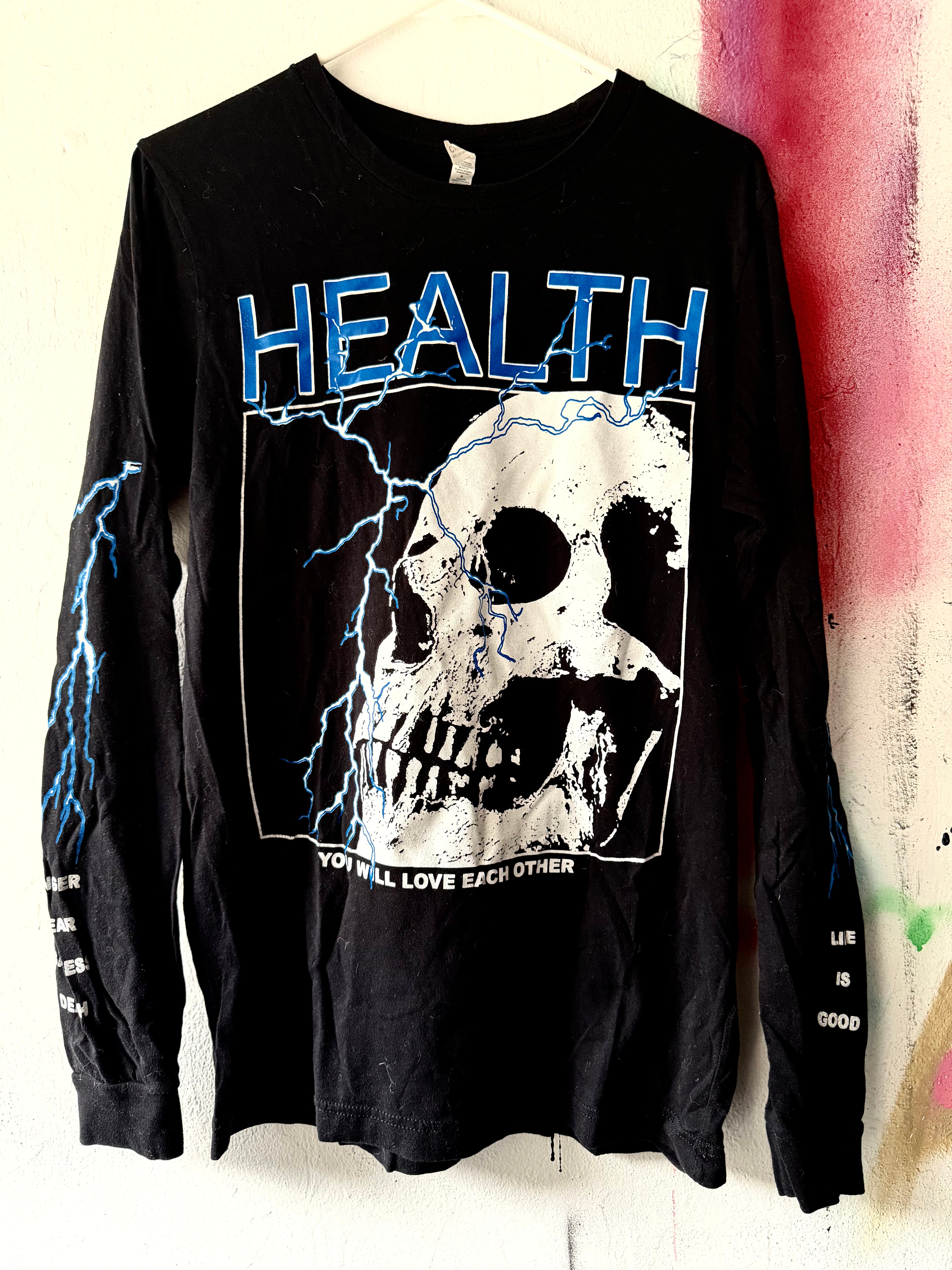 HEALTH Lightning Skull longsleeve