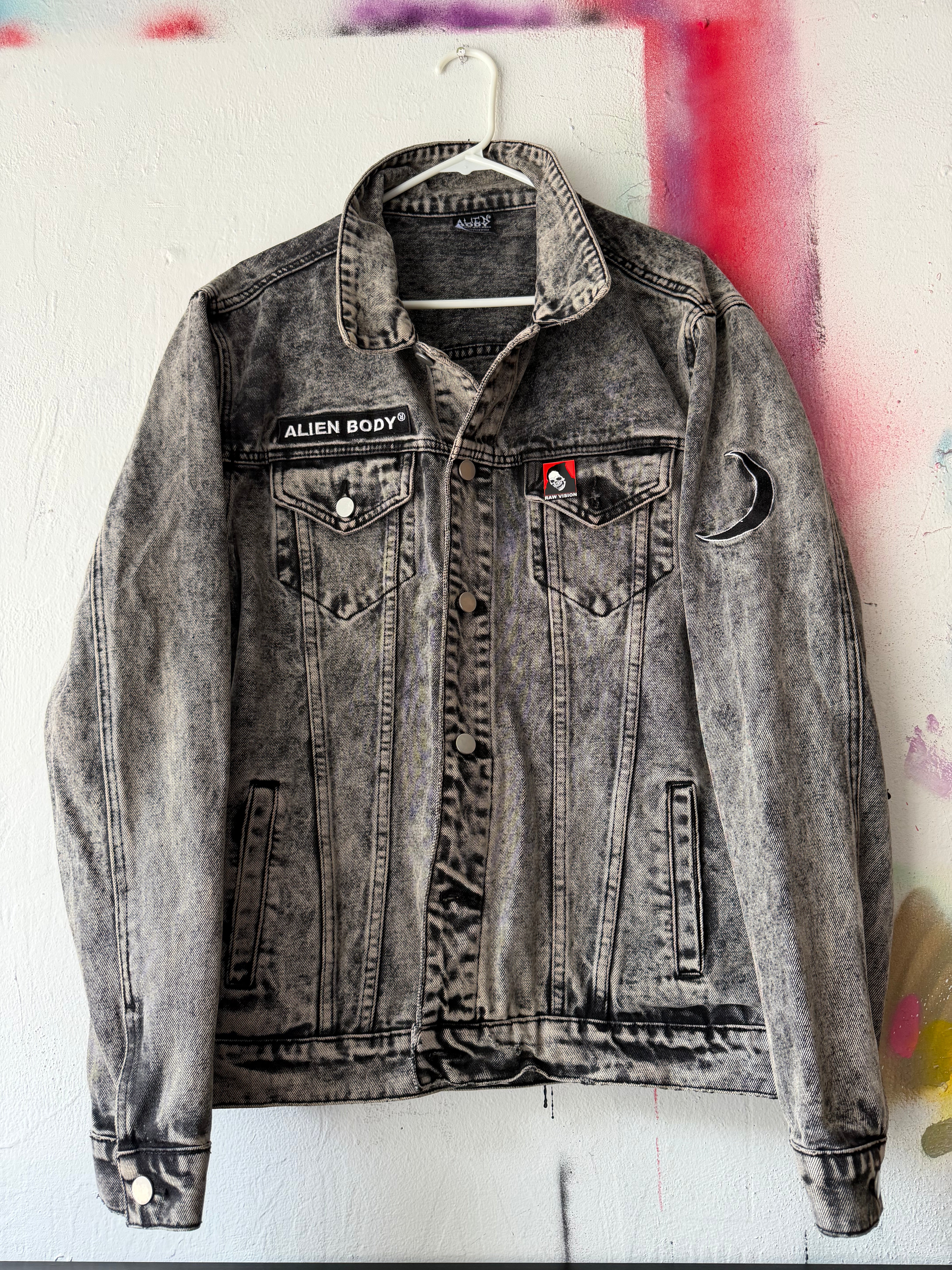 Acid Wash denim Jacket