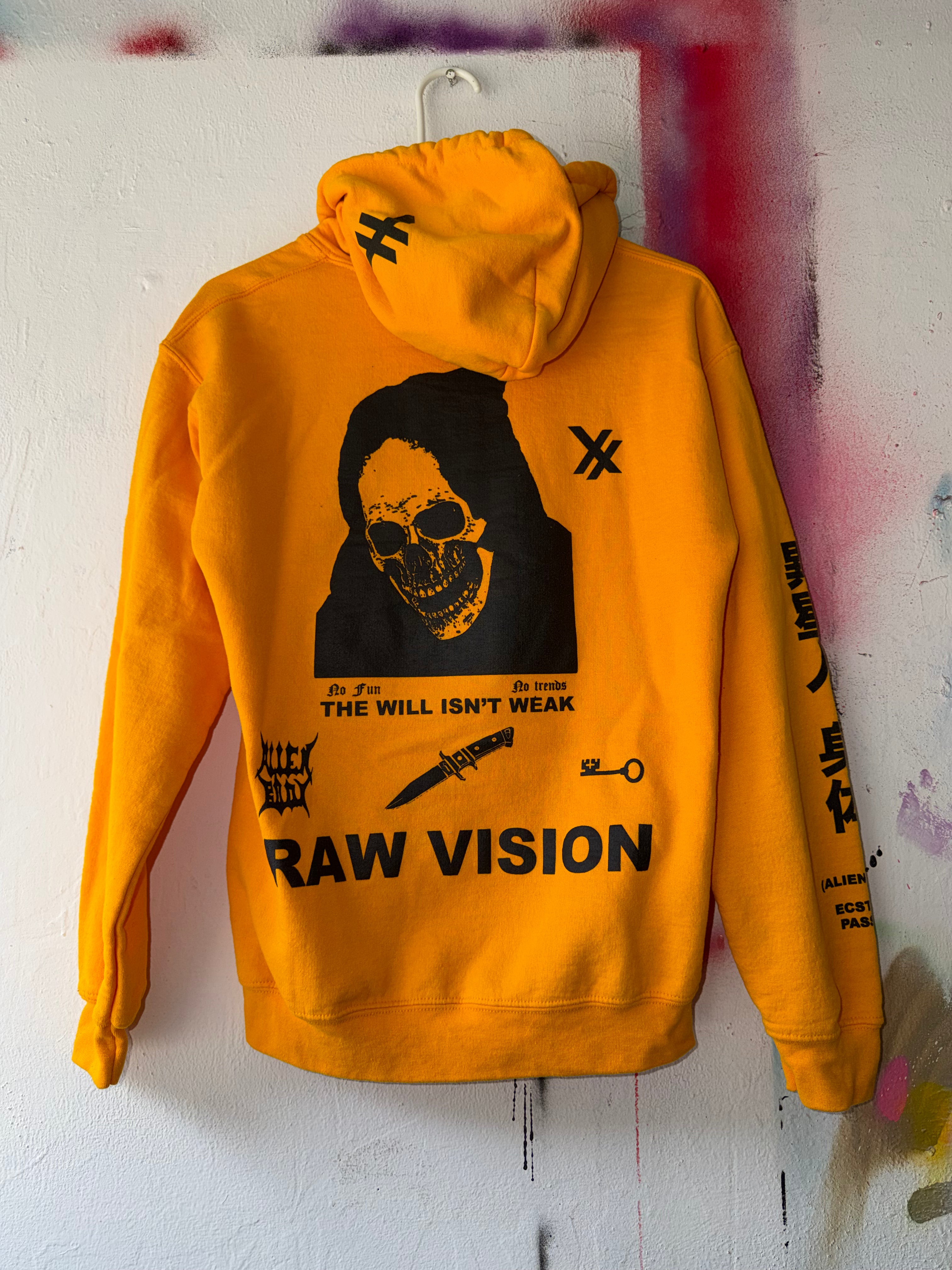 Raw Vision (yellow) hoodie