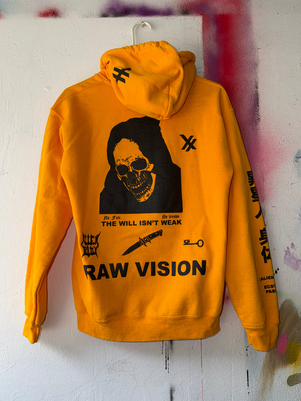Raw Vision (yellow) hoodie