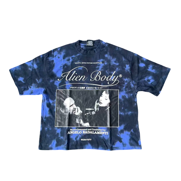 Blue Alien Velvet Tie Dye
