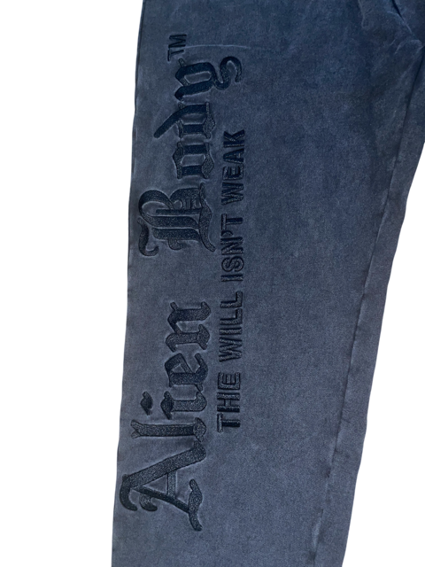 Black Acid Sweatpants