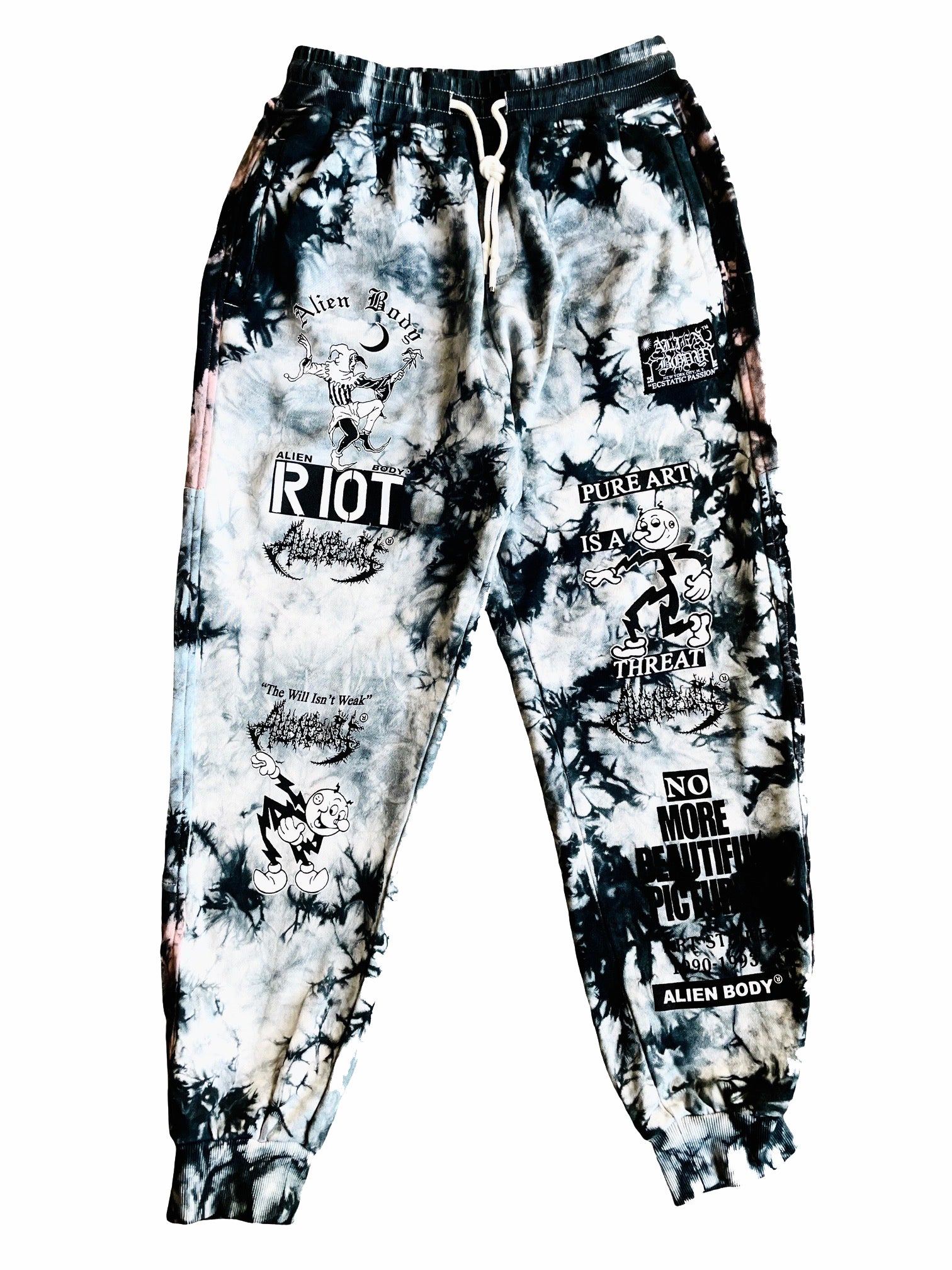 Art Strike Tie-Dye Joggers