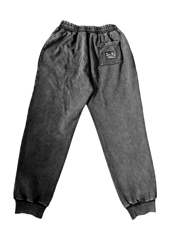 Black Acid Sweatpants