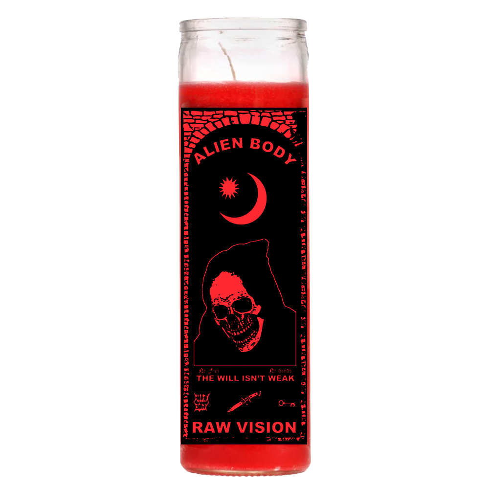 RAW VISION RED CANDLE