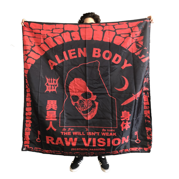 THE RAW VISION FLAG - RED