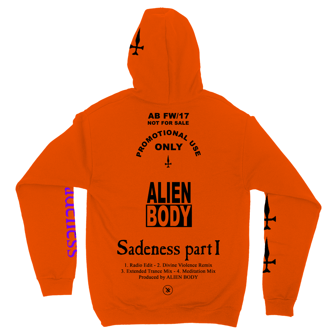 SADENESS HOODIE ORANGE